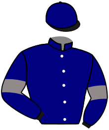 casaque portée par Chesneau A. jockey du cheval de course LABELLE MANS, information pmu ZETURF