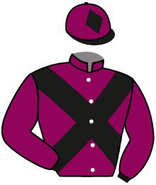 casaque portée par Demuro C. jockey du cheval de course VESINABA, information pmu ZETURF