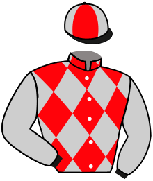 casaque portée par Journiac H. jockey du cheval de course DIORA STREET, information pmu ZETURF