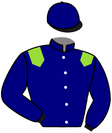 casaque portée par Mosse A. jockey du cheval de course BECH RIVER, information pmu ZETURF