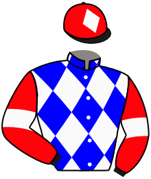 casaque portée par Chuette Mlle S. jockey du cheval de course MANDLEFT, information pmu ZETURF