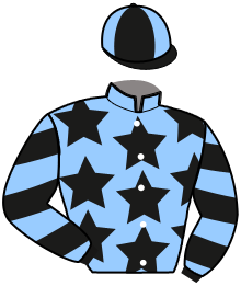 casaque portée par Roger Mlle Cl. jockey du cheval de course JERICHO D'ORGERES, information pmu ZETURF