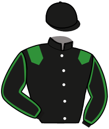 casaque portée par Poulain Mme Aga. jockey du cheval de course JUMPER MATIDY, information pmu ZETURF