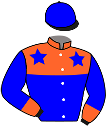 casaque portée par Derieux R. jockey du cheval de course LIVE ON, information pmu ZETURF