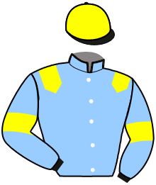casaque portée par Pou Pou G. A. jockey du cheval de course KAPITEN DU MELEUC, information pmu ZETURF