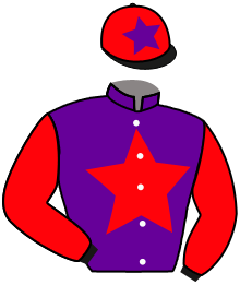 casaque portée par Bouton L. jockey du cheval de course BETISE, information pmu ZETURF