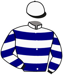 casaque portée par Bachelot T. jockey du cheval de course LE FREINAY, information pmu ZETURF