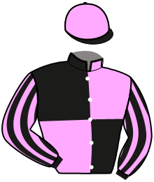 casaque portée par Lamy A. jockey du cheval de course GAMIN NORMAND, information pmu ZETURF