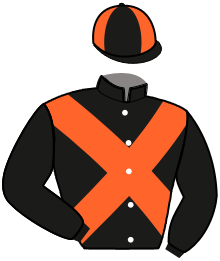 casaque portée par Mottier M. jockey du cheval de course HIMBERLAND, information pmu ZETURF