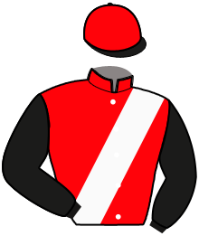 casaque portée par Mathias-maisonnette Mme Tam. jockey du cheval de course LINOS DU GOUTIER, information pmu ZETURF