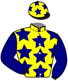 casaque portée par Voisin A. jockey du cheval de course LOVI CADENCE, information pmu ZETURF