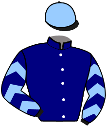 casaque portée par Abrivard A. jockey du cheval de course LUNA DOMA, information pmu ZETURF