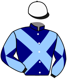 casaque portée par Demuro C. jockey du cheval de course EARENDEL, information pmu ZETURF