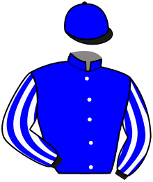 casaque portée par Piccone T. jockey du cheval de course DARINICE, information pmu ZETURF