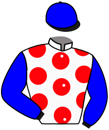 casaque portée par Bails Mlle L. jockey du cheval de course SATOSHI, information pmu ZETURF