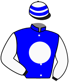 casaque portée par Lecoeuvre C. jockey du cheval de course DUCHESSE MANOIR, information pmu ZETURF