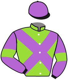 casaque portée par Michel Mlle Mic. jockey du cheval de course SILVER MAGIC, information pmu ZETURF