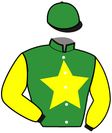 casaque portée par Chambion N. jockey du cheval de course JUNE DE L'ORGUE, information pmu ZETURF