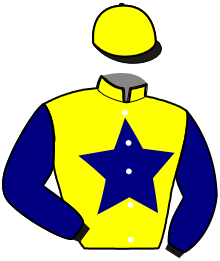 casaque portée par Thomas Mlle C. A. jockey du cheval de course INOUIE D'AZIF, information pmu ZETURF
