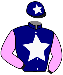 casaque portée par Orani Ant. jockey du cheval de course BREIZH MOON, information pmu ZETURF