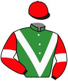 casaque portée par Orani Ant. jockey du cheval de course QUARTZ DU HOULEY, information pmu ZETURF