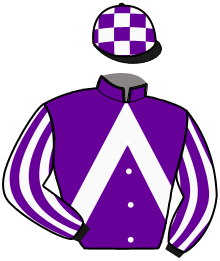 casaque portée par Vercruysse P. jockey du cheval de course LUNE LUMALO, information pmu ZETURF