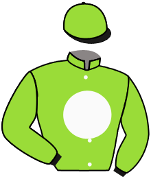 casaque portée par Merille C. jockey du cheval de course ONYX, information pmu ZETURF