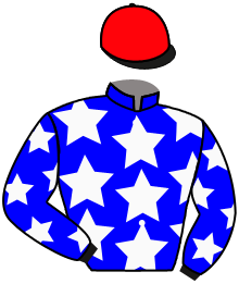 casaque portée par Eyquem Jb. jockey du cheval de course MAC'ZOOM AL SHAHANIA, information pmu ZETURF