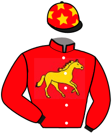 casaque portée par Zuliani L. jockey du cheval de course MANAVA, information pmu ZETURF