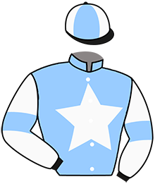 casaque portée par Pateau V. jockey du cheval de course MORENETA, information pmu ZETURF
