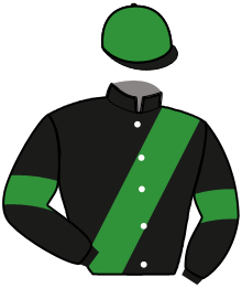casaque portée par Gervais Mme Aur. jockey du cheval de course JINGER, information pmu ZETURF