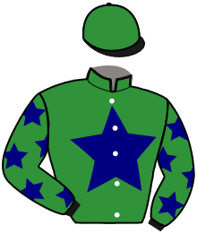 casaque portée par Haghighat Mme R. jockey du cheval de course KRACKSMAN, information pmu ZETURF