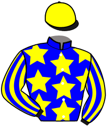 casaque portée par Raimbeaux N. jockey du cheval de course LIFE, information pmu ZETURF