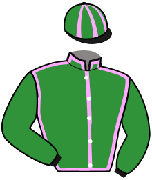 casaque portée par Lamy E. jockey du cheval de course LADY DE L'ELLE, information pmu ZETURF
