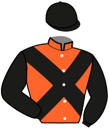 casaque portée par De Jesus Est. jockey du cheval de course LACRIMA MAUZUN, information pmu ZETURF