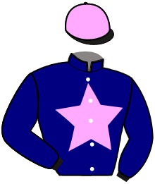 casaque portée par Ploquin Pau. Ph. jockey du cheval de course RIKITA JP, information pmu ZETURF