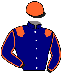 casaque portée par Abrivard A. jockey du cheval de course KONDOR, information pmu ZETURF