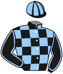 casaque portée par Rousseau N. jockey du cheval de course LOOK DE LARRE, information pmu ZETURF