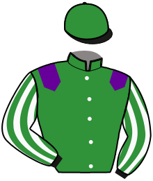 casaque portée par Lamy A. jockey du cheval de course MIDNIGHT DREAM, information pmu ZETURF