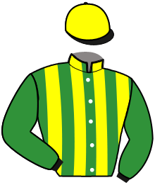 casaque portée par Pasquier S. E. jockey du cheval de course MONARK DE BELLOUET, information pmu ZETURF