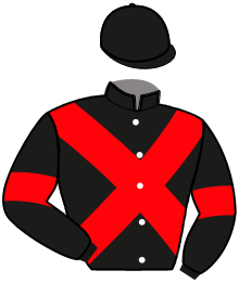 casaque portée par Potier Mat. jockey du cheval de course KATANA, information pmu ZETURF