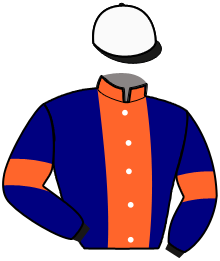 casaque portée par Houel G. jockey du cheval de course INFERNAL SPIRIT, information pmu ZETURF