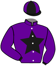 casaque portée par Monclin J. Ph. jockey du cheval de course MAYA DU POMMEAU, information pmu ZETURF
