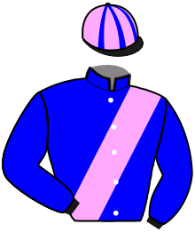 casaque portée par Boutin Ant. jockey du cheval de course KIRIA DE CASTELLE, information pmu ZETURF