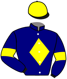 casaque portée par Favriaux Mal. jockey du cheval de course WALDKAUZ, information pmu ZETURF