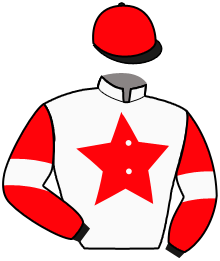 casaque portée par Ruis S. jockey du cheval de course SARIMARES, information pmu ZETURF