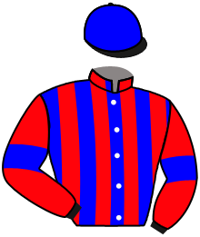 casaque portée par Lecoeuvre C. jockey du cheval de course GLORY OF ROME, information pmu ZETURF
