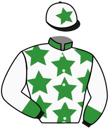casaque portée par Janacek V. jockey du cheval de course MADRID, information pmu ZETURF