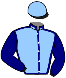 casaque portée par Belmont Cés. jockey du cheval de course COOLMEEN ROYAL, information pmu ZETURF