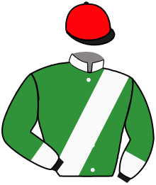 casaque portée par Boisseau L. jockey du cheval de course TWO TWO TWO, information pmu ZETURF